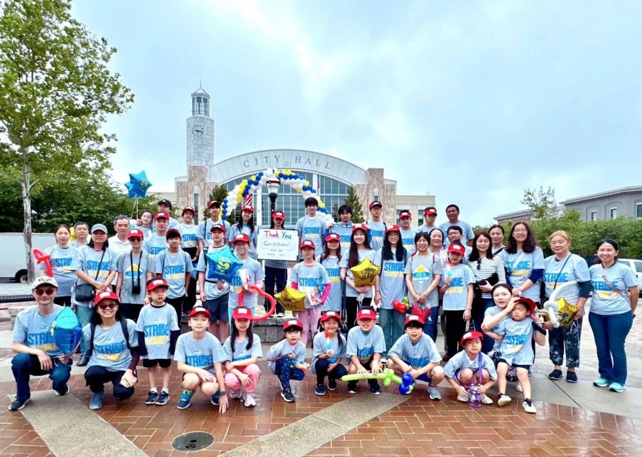 First Step volunteers gathered after the 2024 CFF 5K