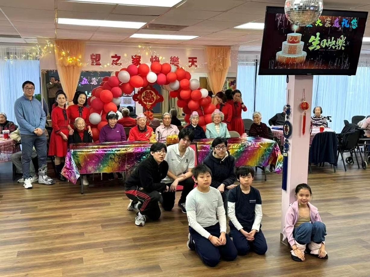First Step members gathered after a cultural service performance